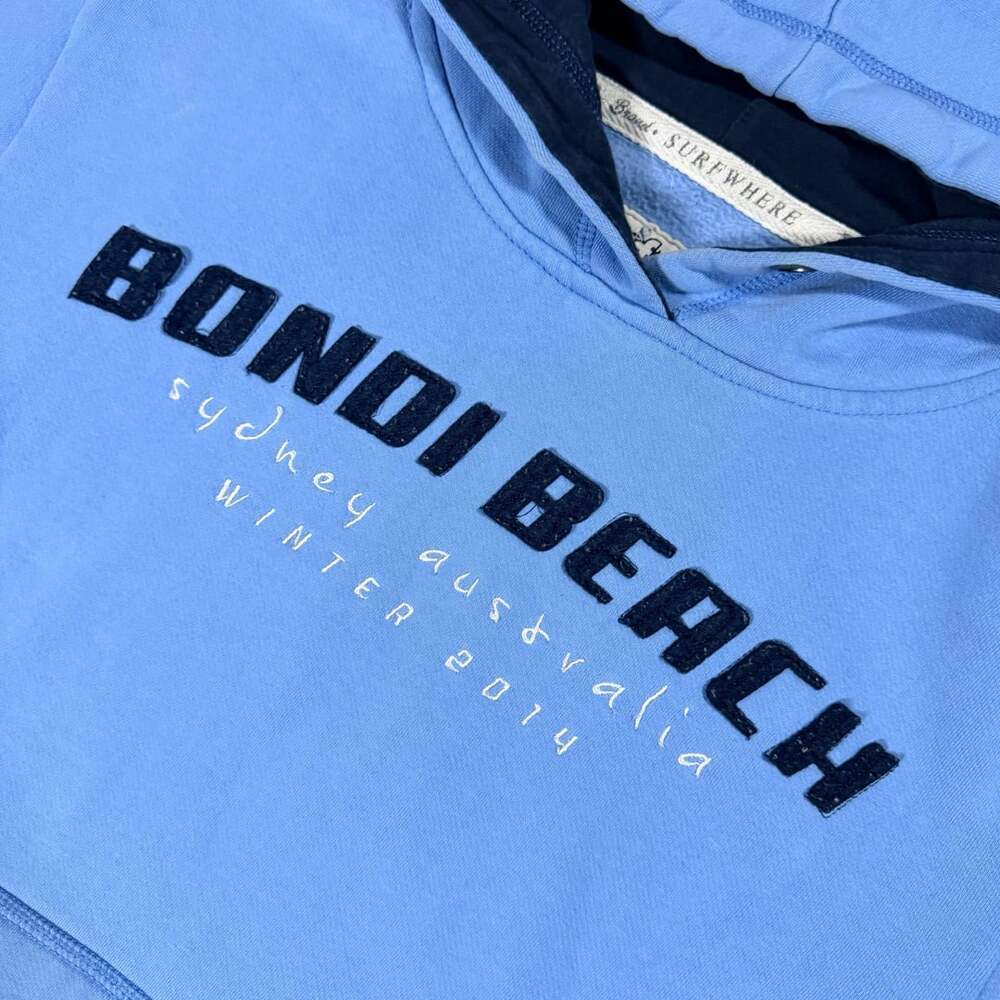 Y2k Surfwhere Bondi Beach Hoodie Sweatshirt Size X Small - Picture 4 of 6